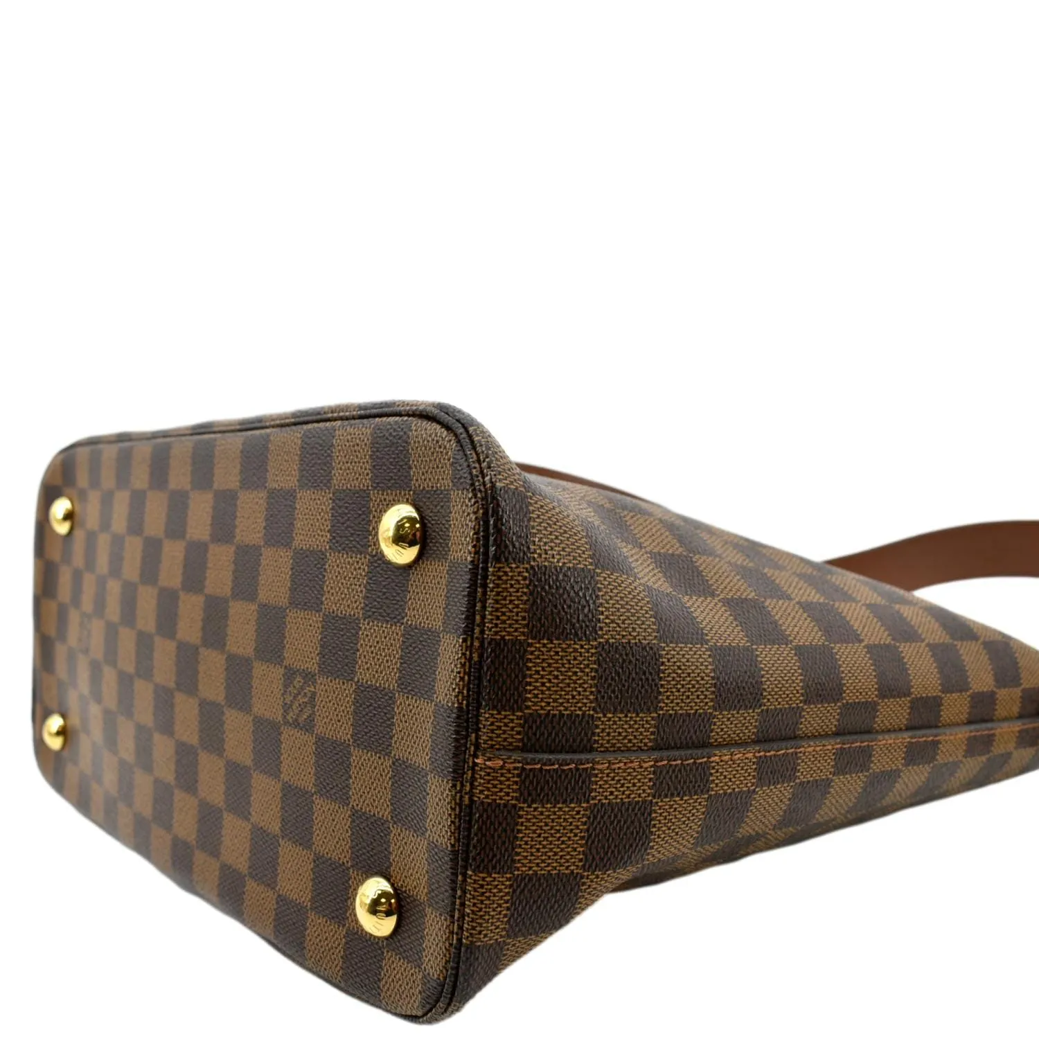 LOUIS VUITTON Belmont Damier Ebene Shoulder Bag Brown - Hot Deals