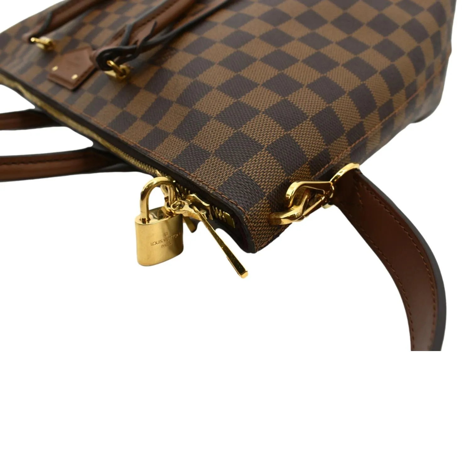 LOUIS VUITTON Belmont Damier Ebene Shoulder Bag Brown - Hot Deals
