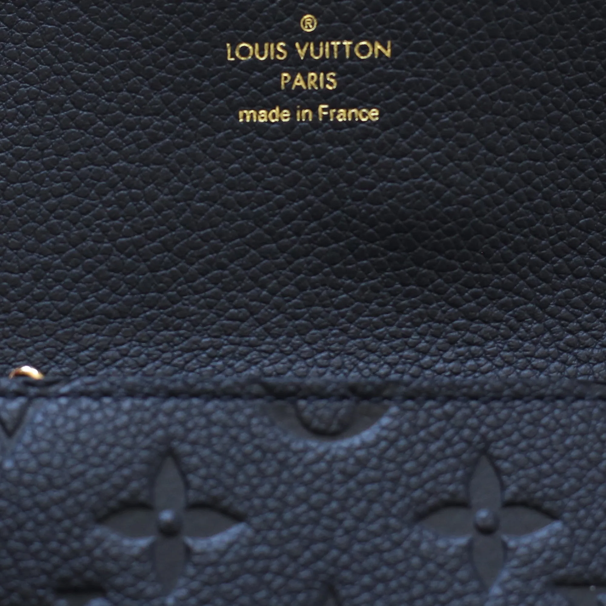 Louis Vuitton | Black Empreinte Coin/Key Pouch | One-Size