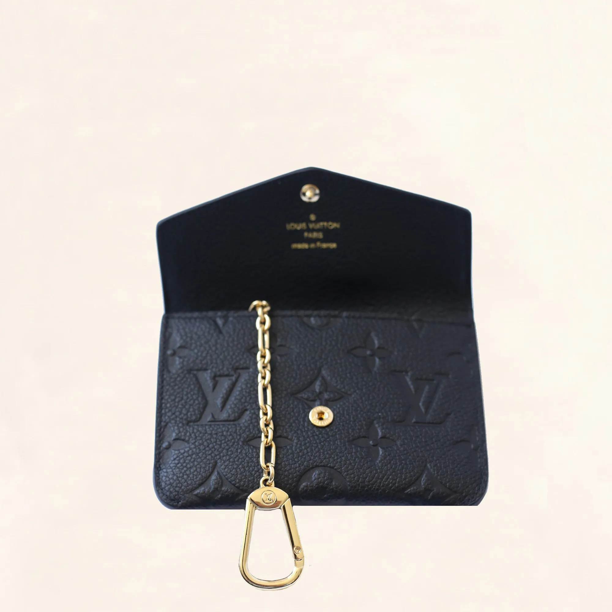 Louis Vuitton | Black Empreinte Coin/Key Pouch | One-Size