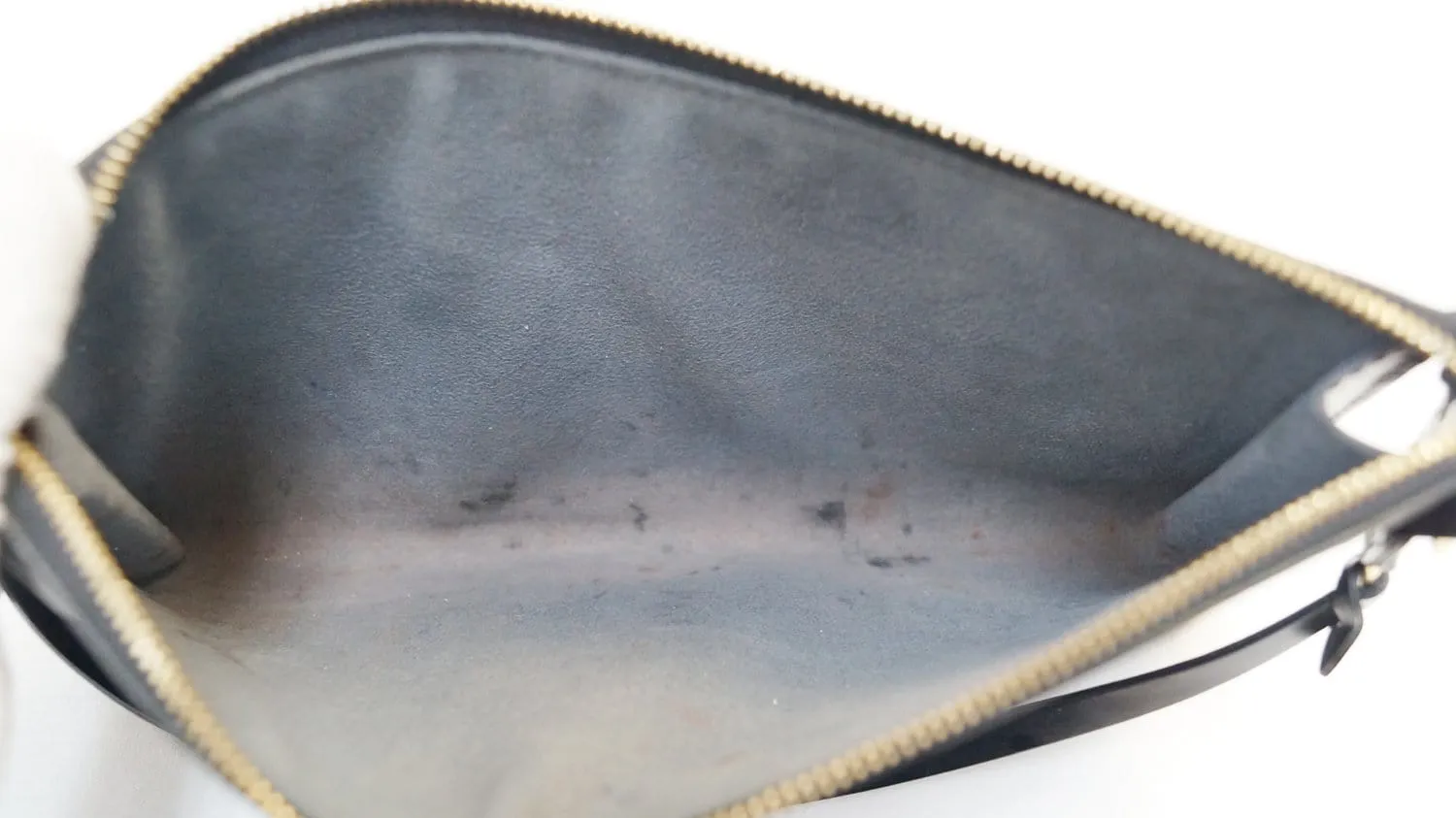Louis Vuitton Black Epi Leather Pochette Accessories Pouch