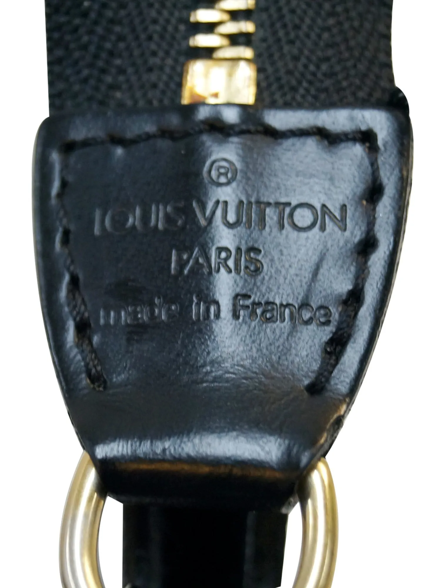 Louis Vuitton Black Epi Leather Pochette Accessories Pouch