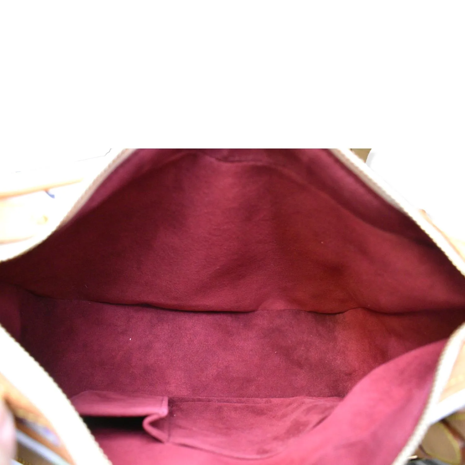 LOUIS VUITTON Boulogne Multicolor Monogram Canvas Shoulder Bag White