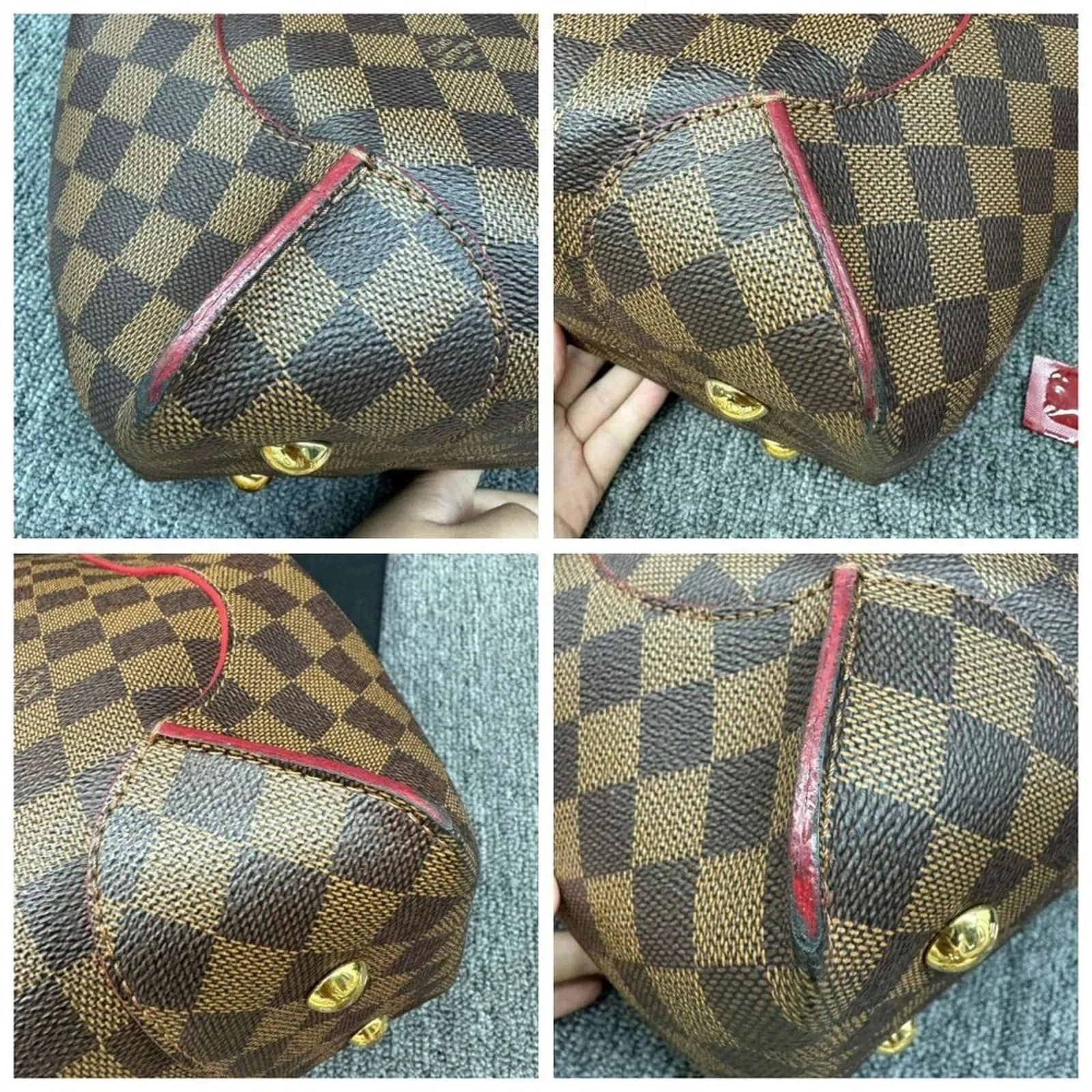 Louis Vuitton Caissa Brown Damier Ebene Canvas Shoulder Bag