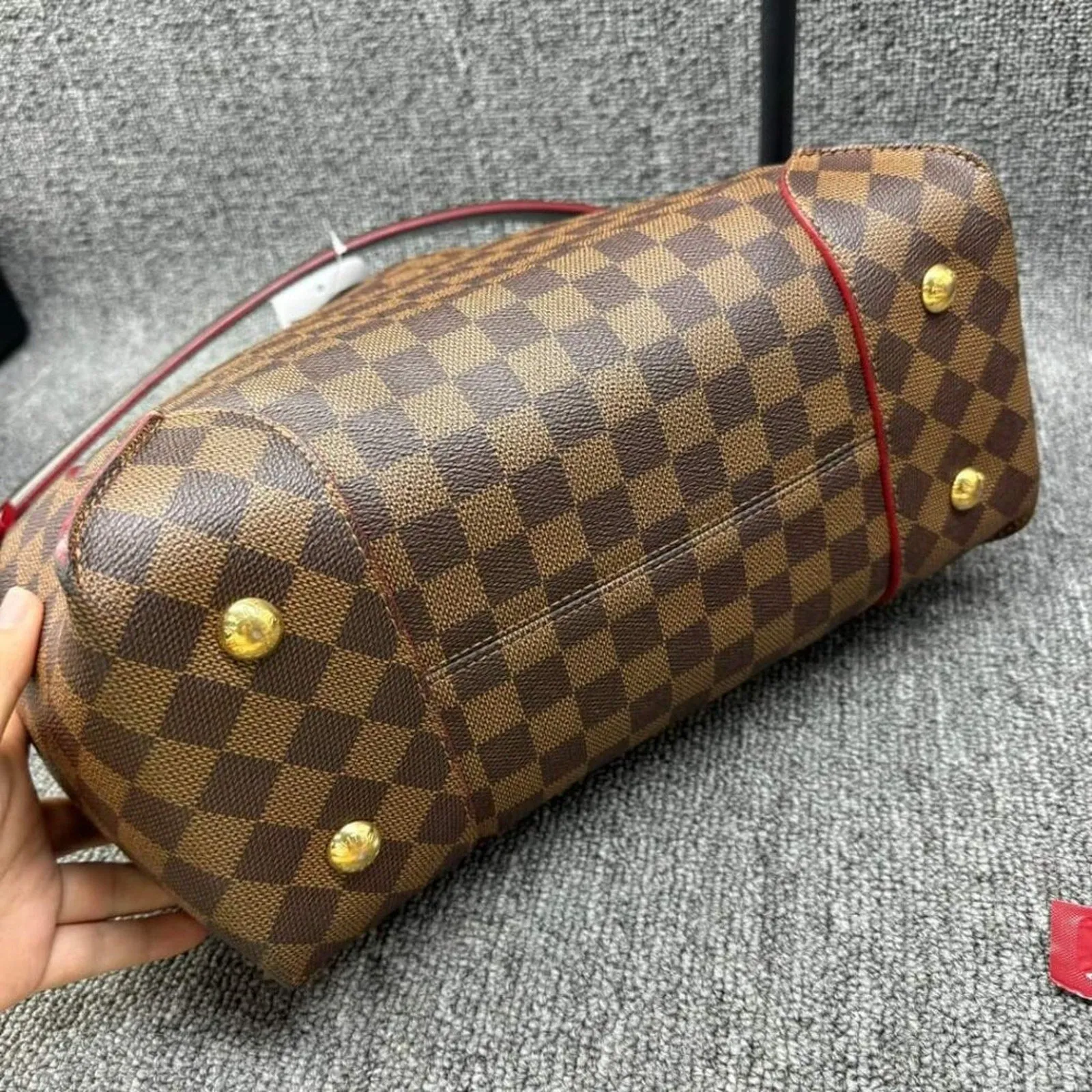 Louis Vuitton Caissa Brown Damier Ebene Canvas Shoulder Bag