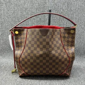 Louis Vuitton Caissa Brown Damier Ebene Canvas Shoulder Bag
