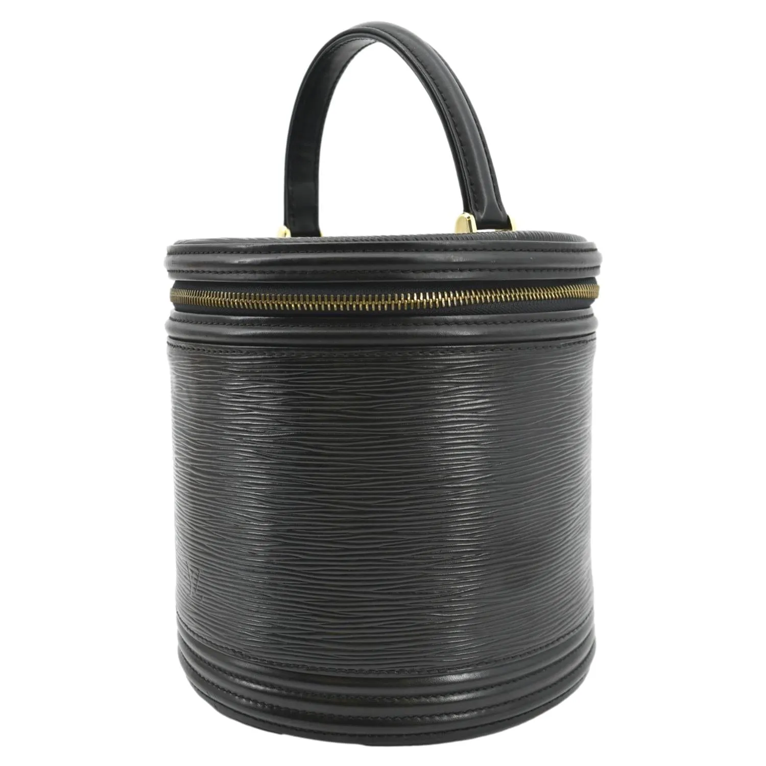 LOUIS VUITTON Cannes Epi Leather Vanity Bag Black
