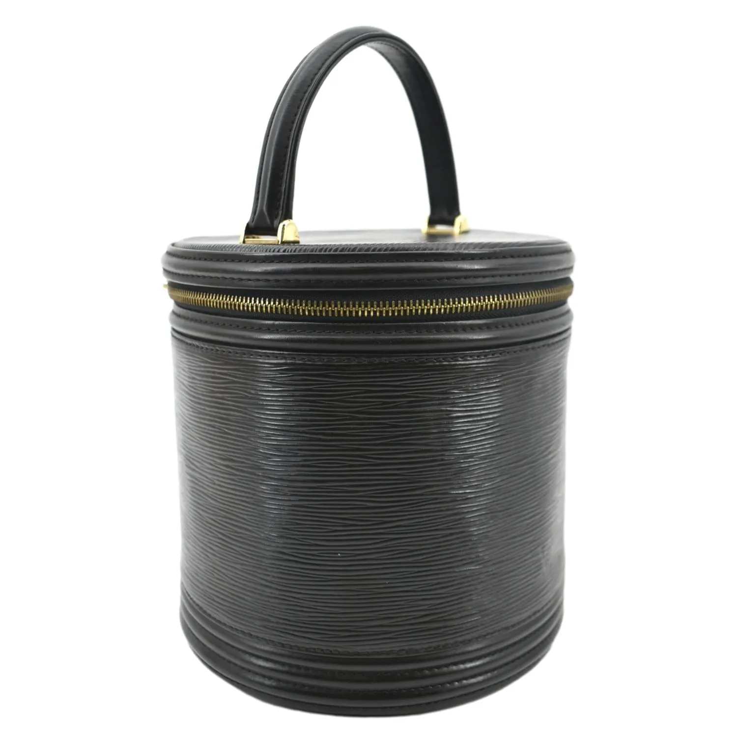 LOUIS VUITTON Cannes Epi Leather Vanity Bag Black