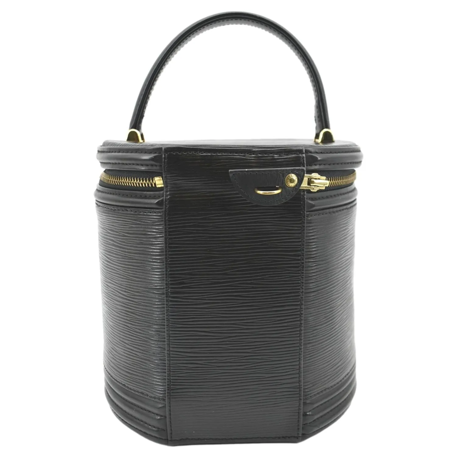 LOUIS VUITTON Cannes Epi Leather Vanity Bag Black