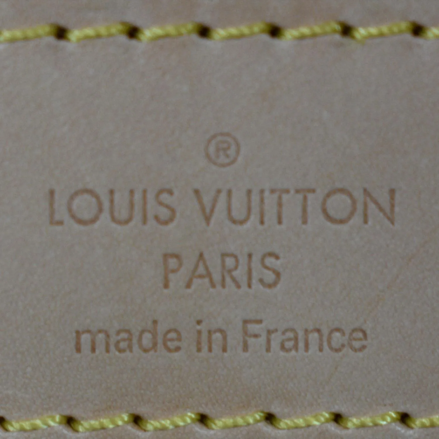LOUIS VUITTON Carryall Monogram Canvas Satchel Bag Brown