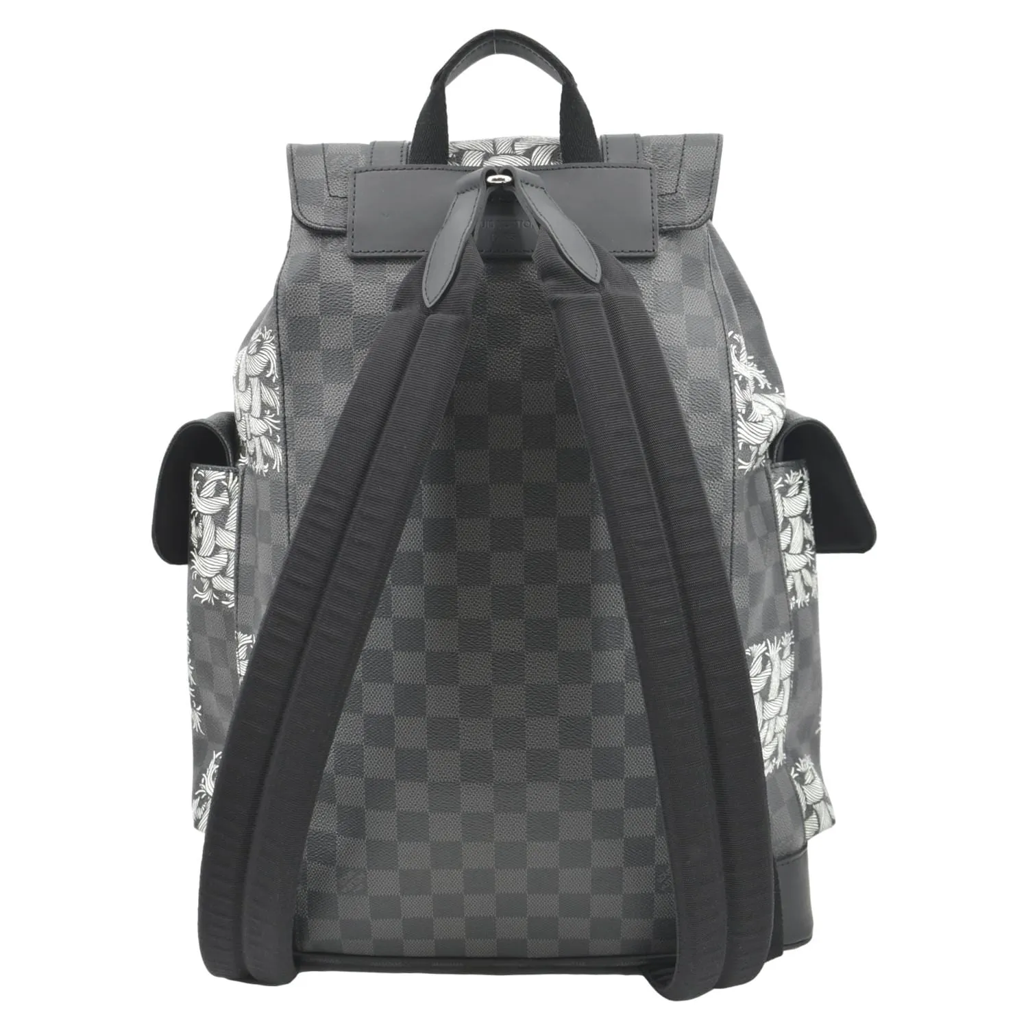 LOUIS VUITTON Christopher Nemeth Damier Graphite Backpack Bag Black