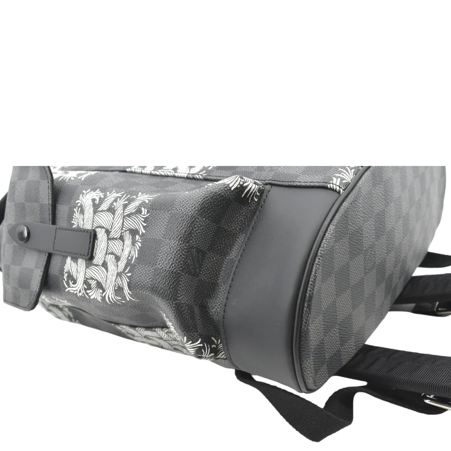 LOUIS VUITTON Christopher Nemeth Damier Graphite Backpack Bag Black