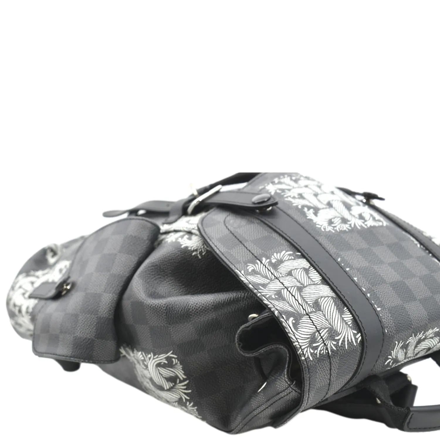 LOUIS VUITTON Christopher Nemeth Damier Graphite Backpack Bag Black