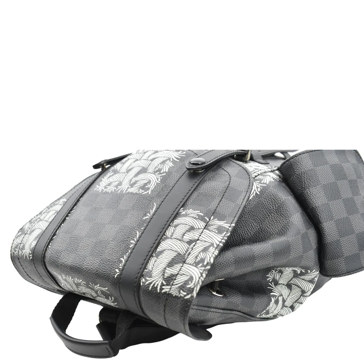 LOUIS VUITTON Christopher Nemeth Damier Graphite Backpack Bag Black