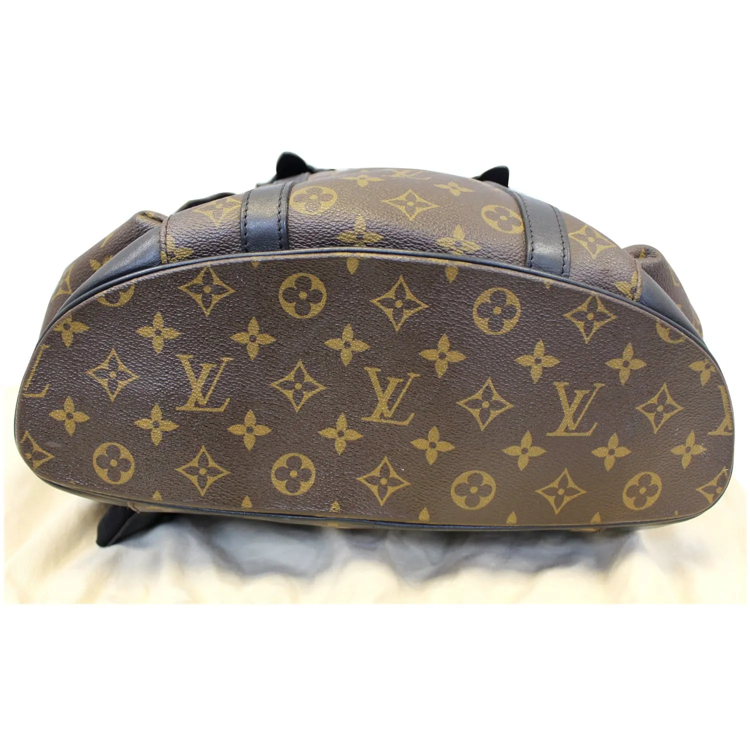 LOUIS VUITTON Christopher PM Monogram Macassar Canvas Backpack Bag