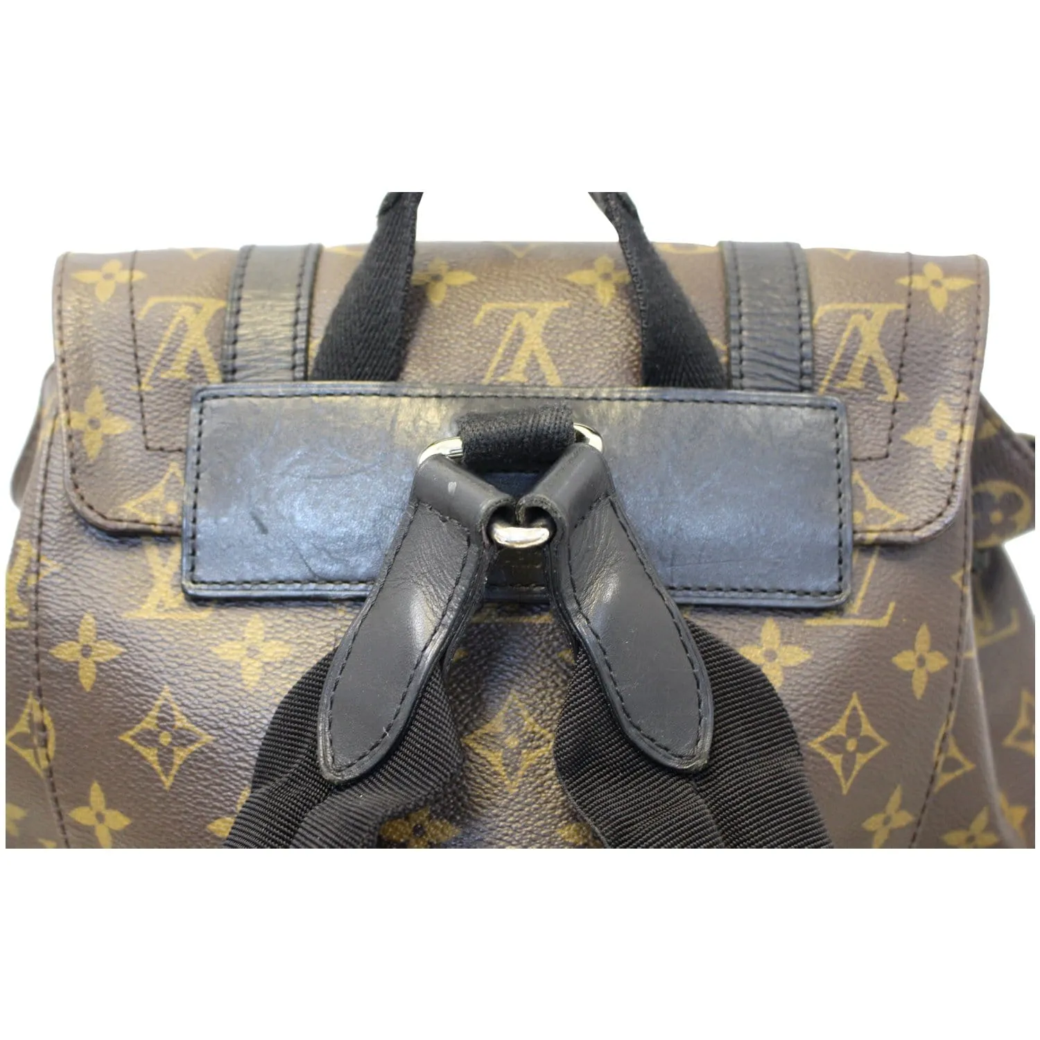 LOUIS VUITTON Christopher PM Monogram Macassar Canvas Backpack Bag