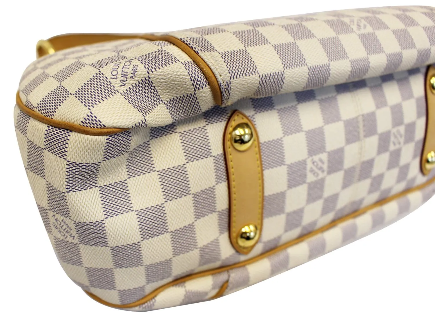 LOUIS VUITTON Damier Azur Galliera PM Shoulder Bag