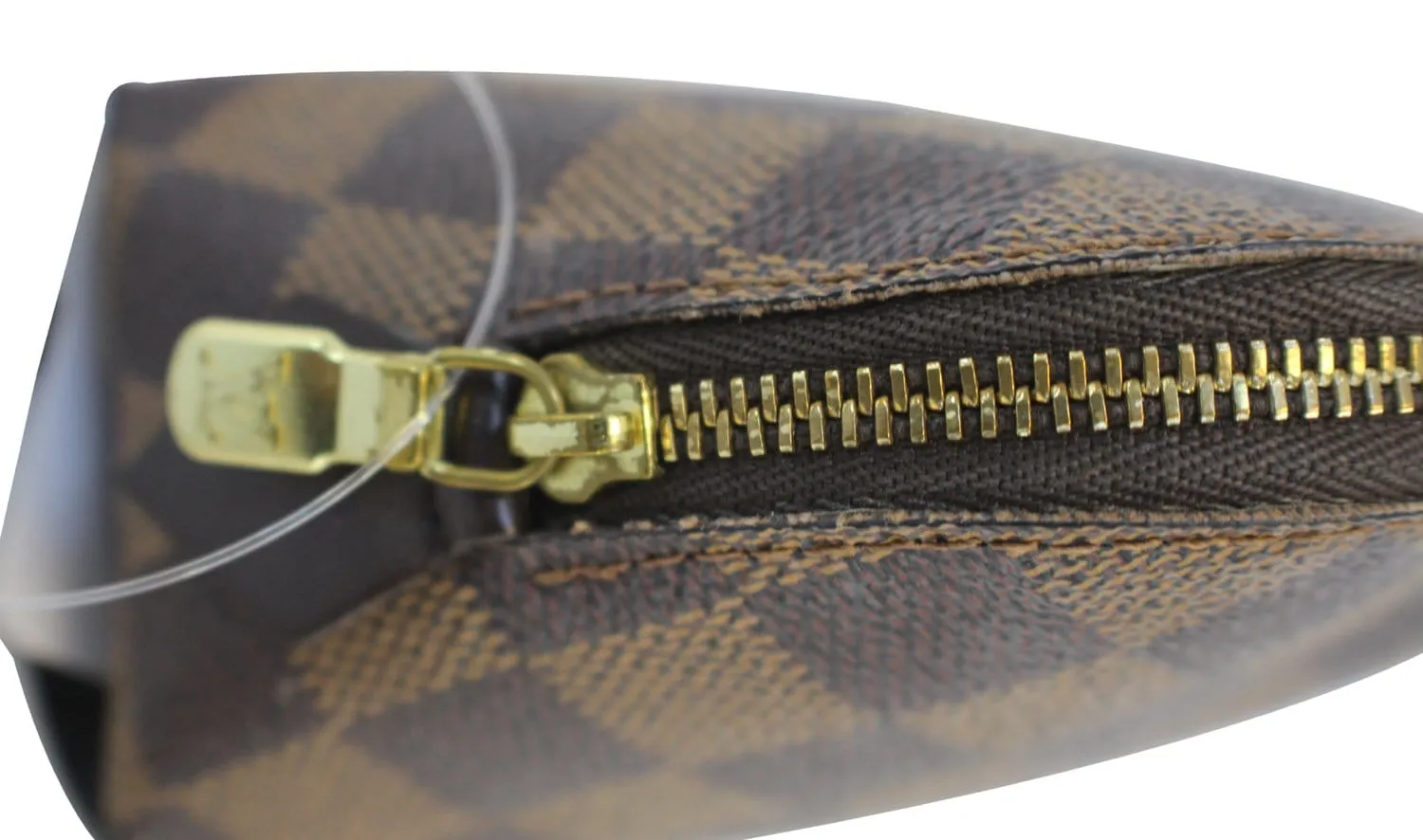 LOUIS VUITTON Damier Ebene Cosmetic Pouch Bag