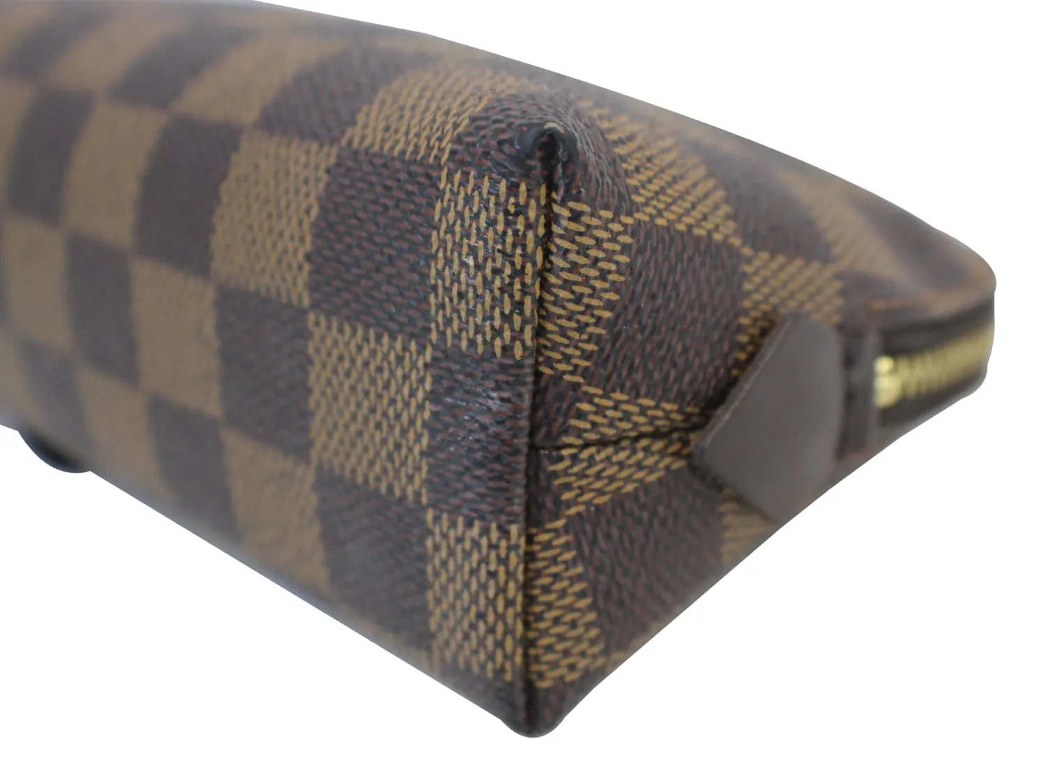 LOUIS VUITTON Damier Ebene Cosmetic Pouch Bag