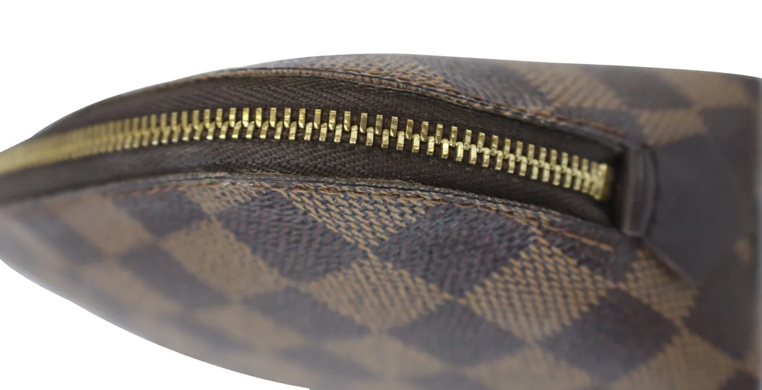LOUIS VUITTON Damier Ebene Cosmetic Pouch Bag