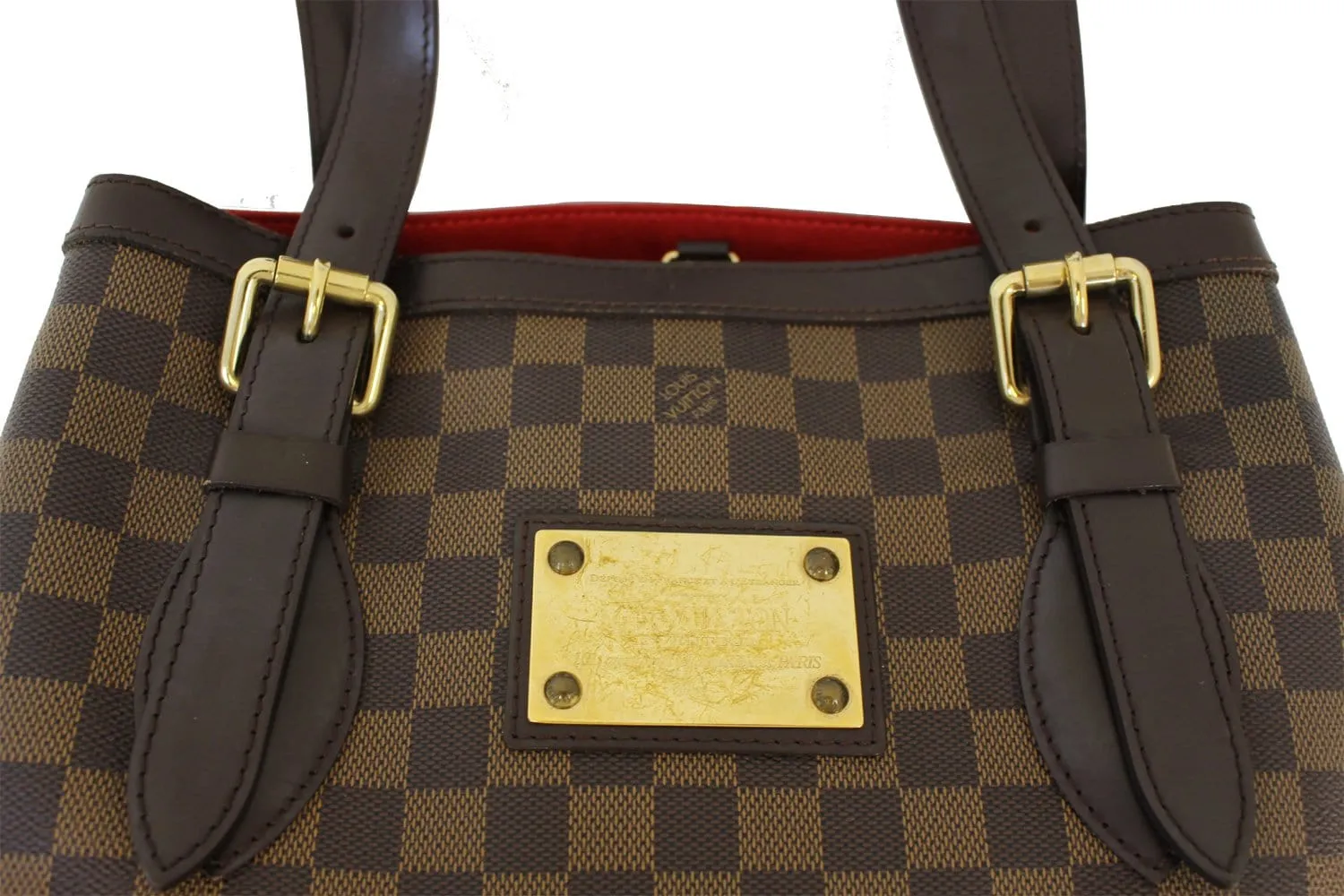 LOUIS VUITTON Damier Ebene Hampstead GM Shoulder Bag
