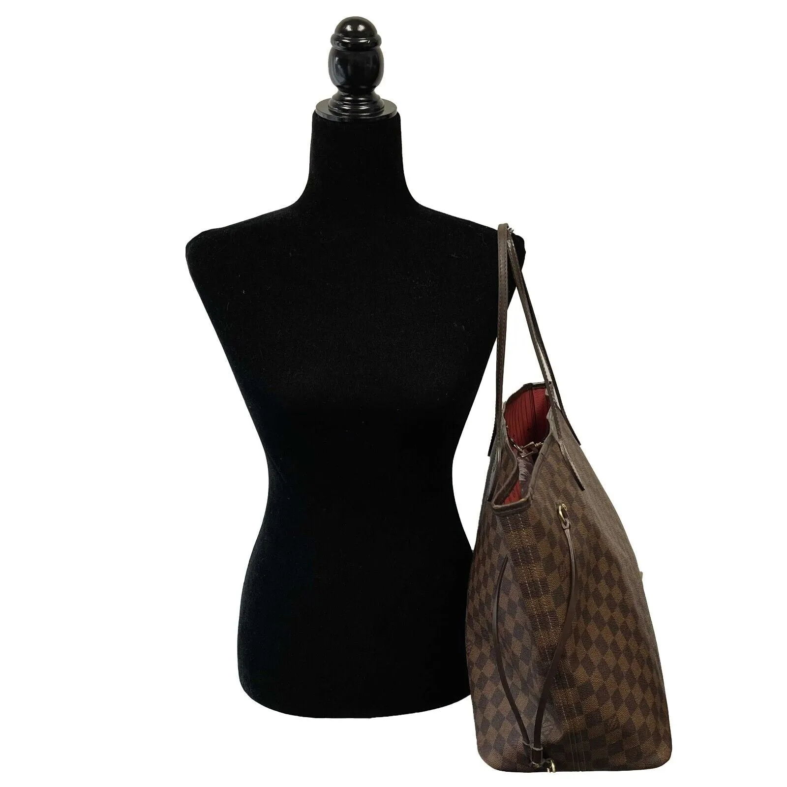 Louis Vuitton - Damier Ebene Neverfull GM - Brown Tote