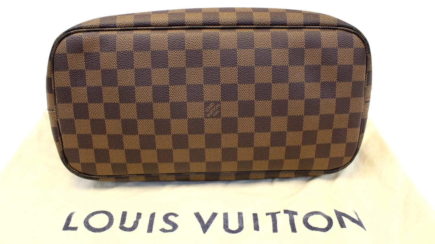 LOUIS VUITTON Damier Ebene Neverfull MM Shoulder Bag