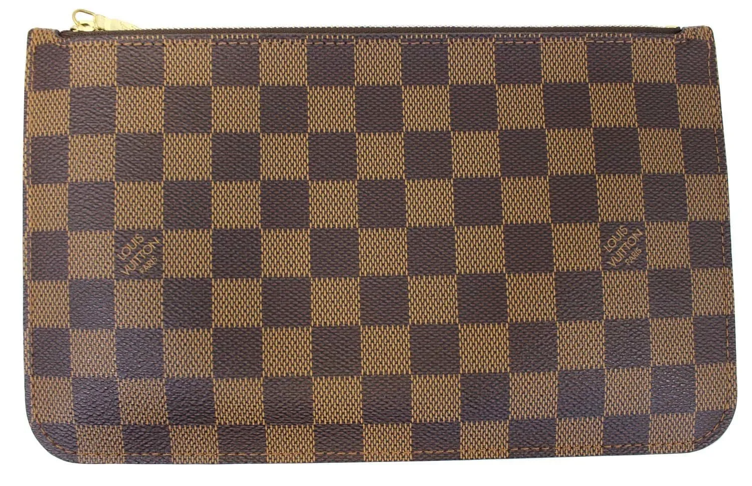 LOUIS VUITTON Damier Ebene Pochette Wristlet Pouch Neverfull MM