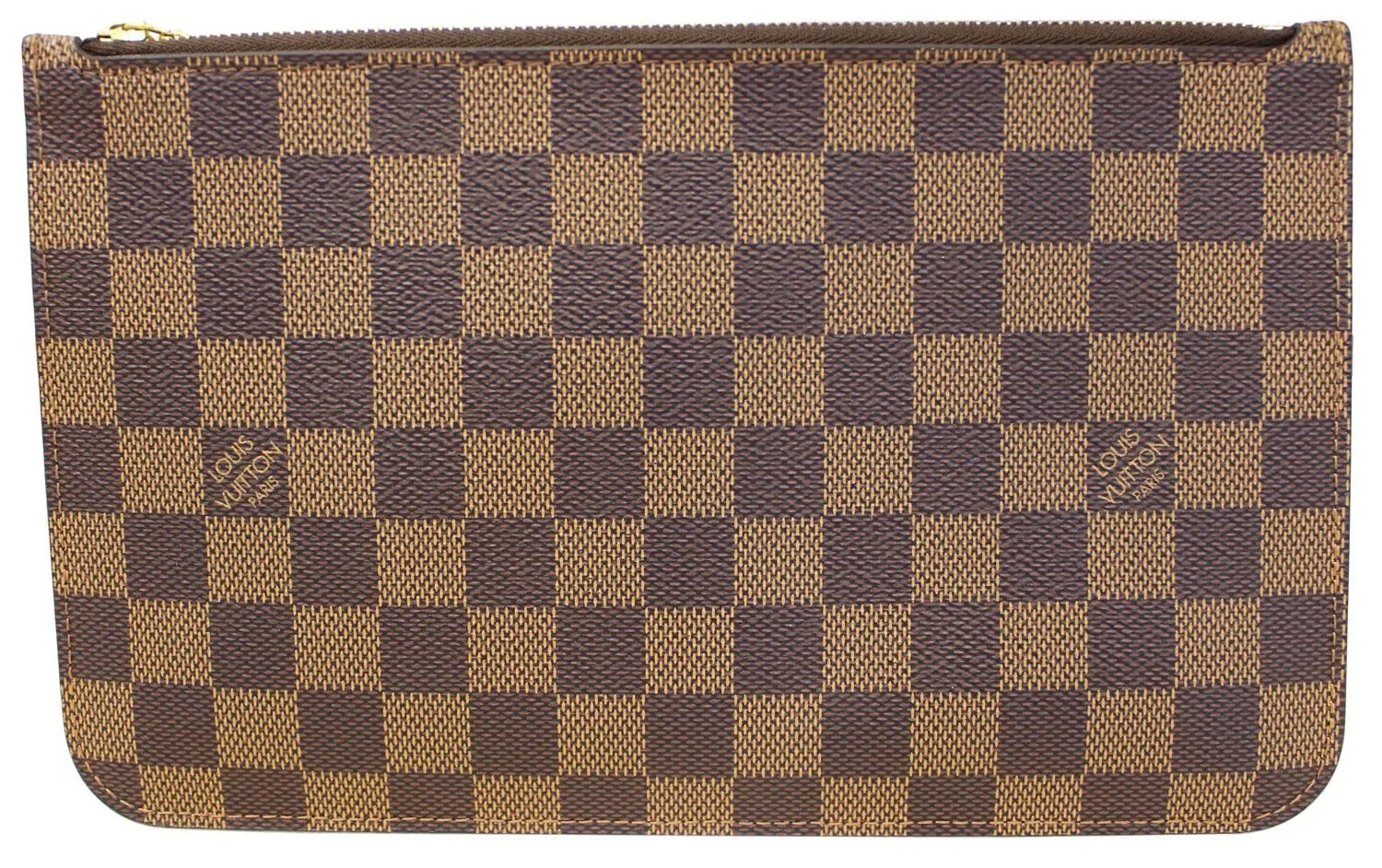 LOUIS VUITTON Damier Ebene Pochette Wristlet Pouch Neverfull MM
