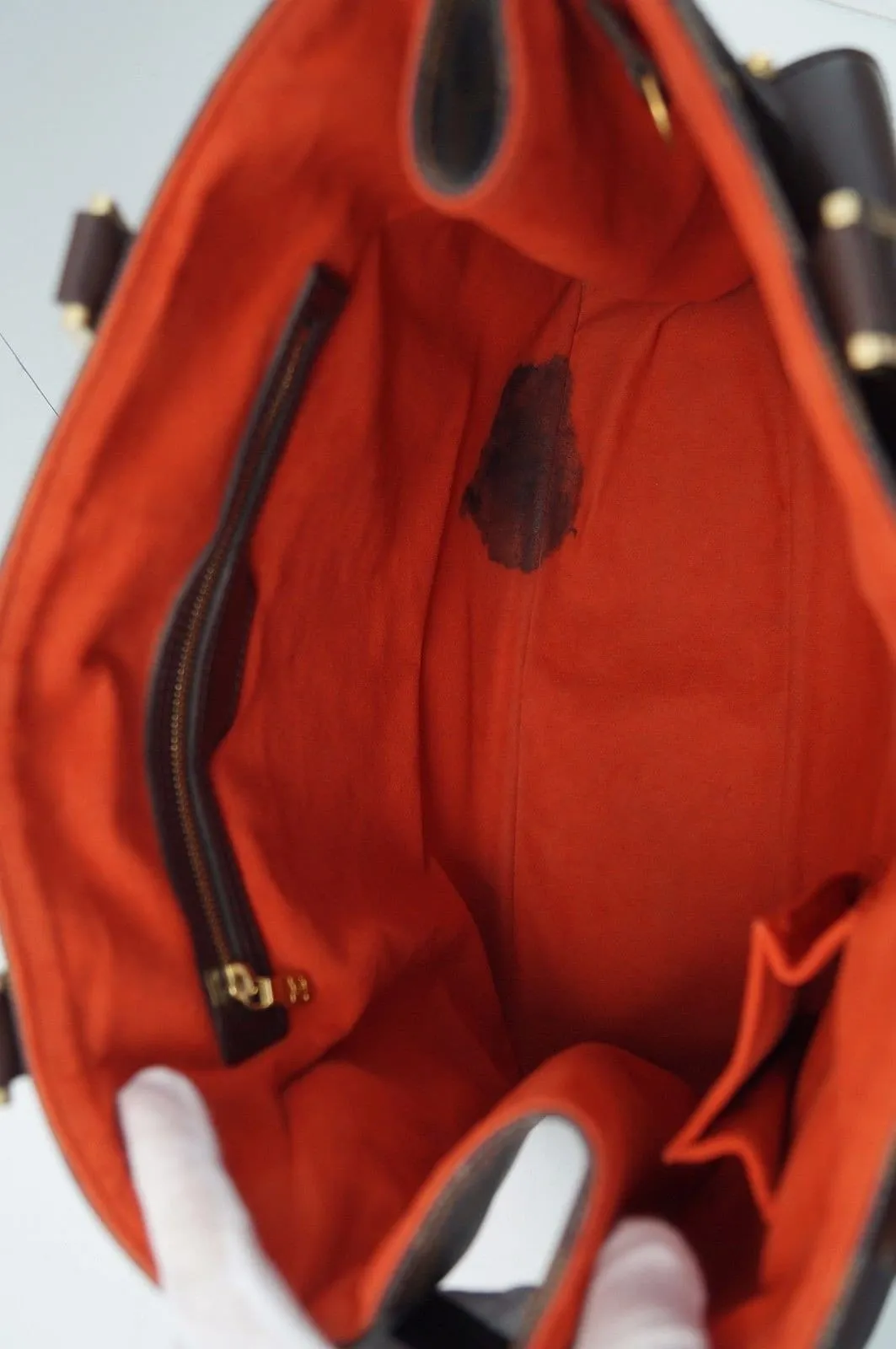 LOUIS VUITTON Damier Ebene Uzes Tote Shoulder Bag   - Final Call