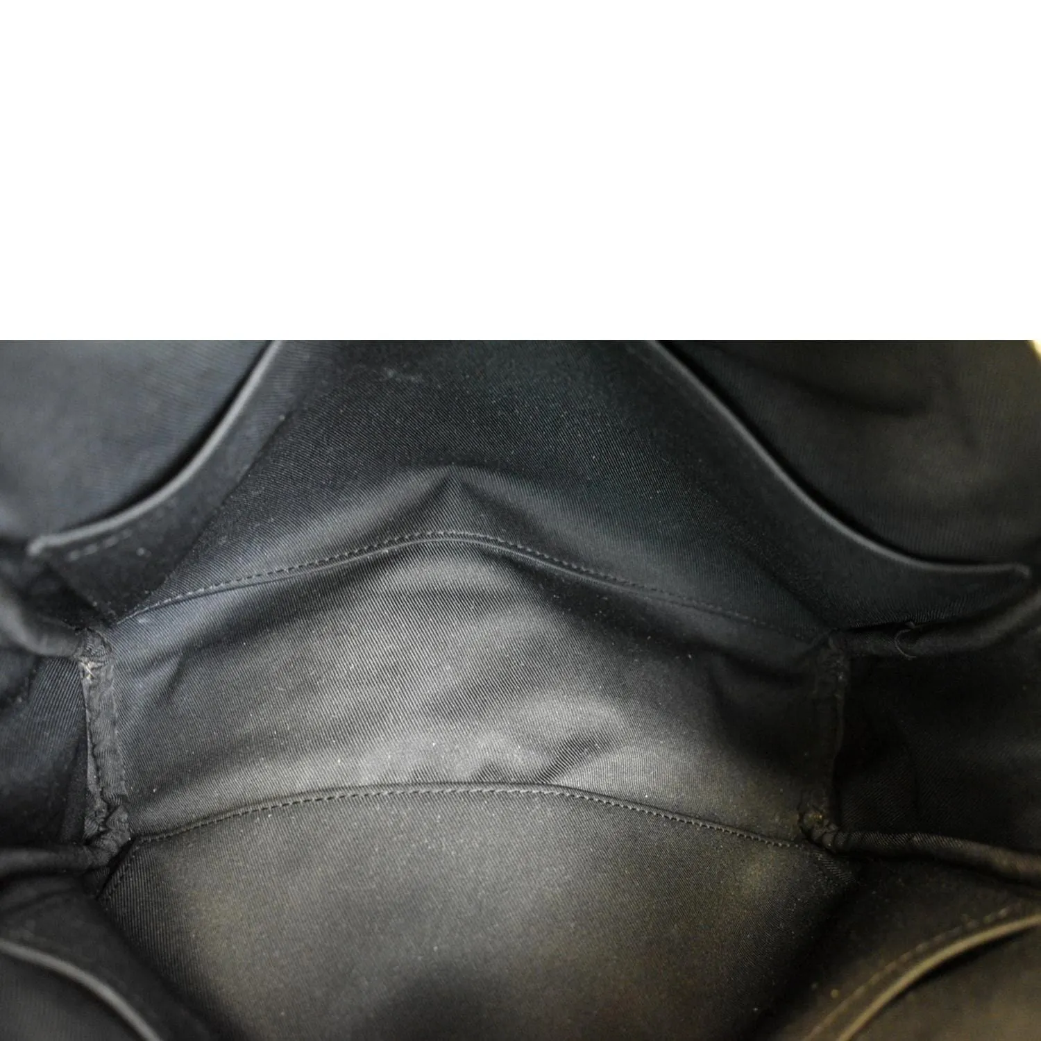 LOUIS VUITTON Dayton Reporter PM Damier Graphite Shoulder Bag Black