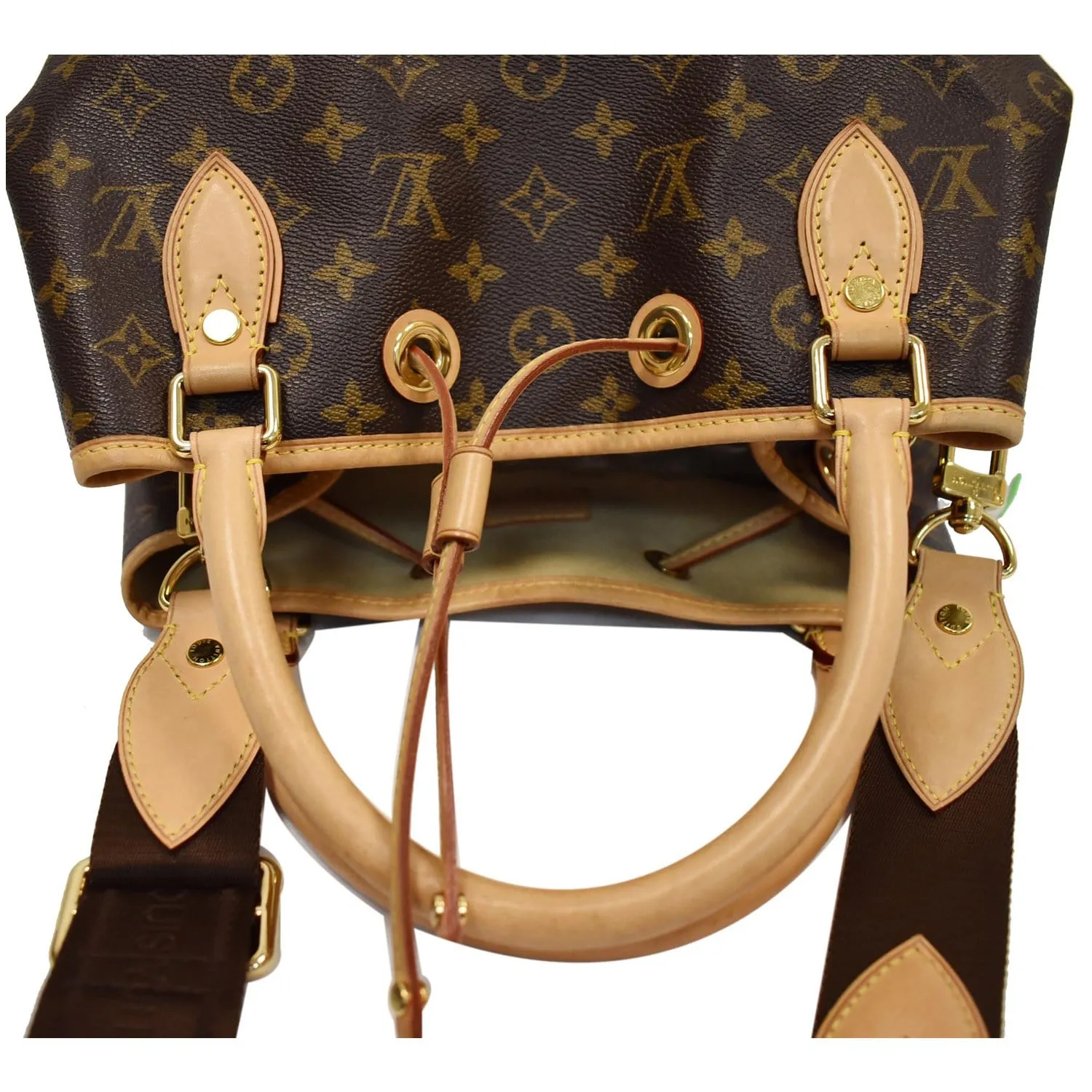 LOUIS VUITTON Eden Neo Monogram Canvas Shoulder Bag Brown
