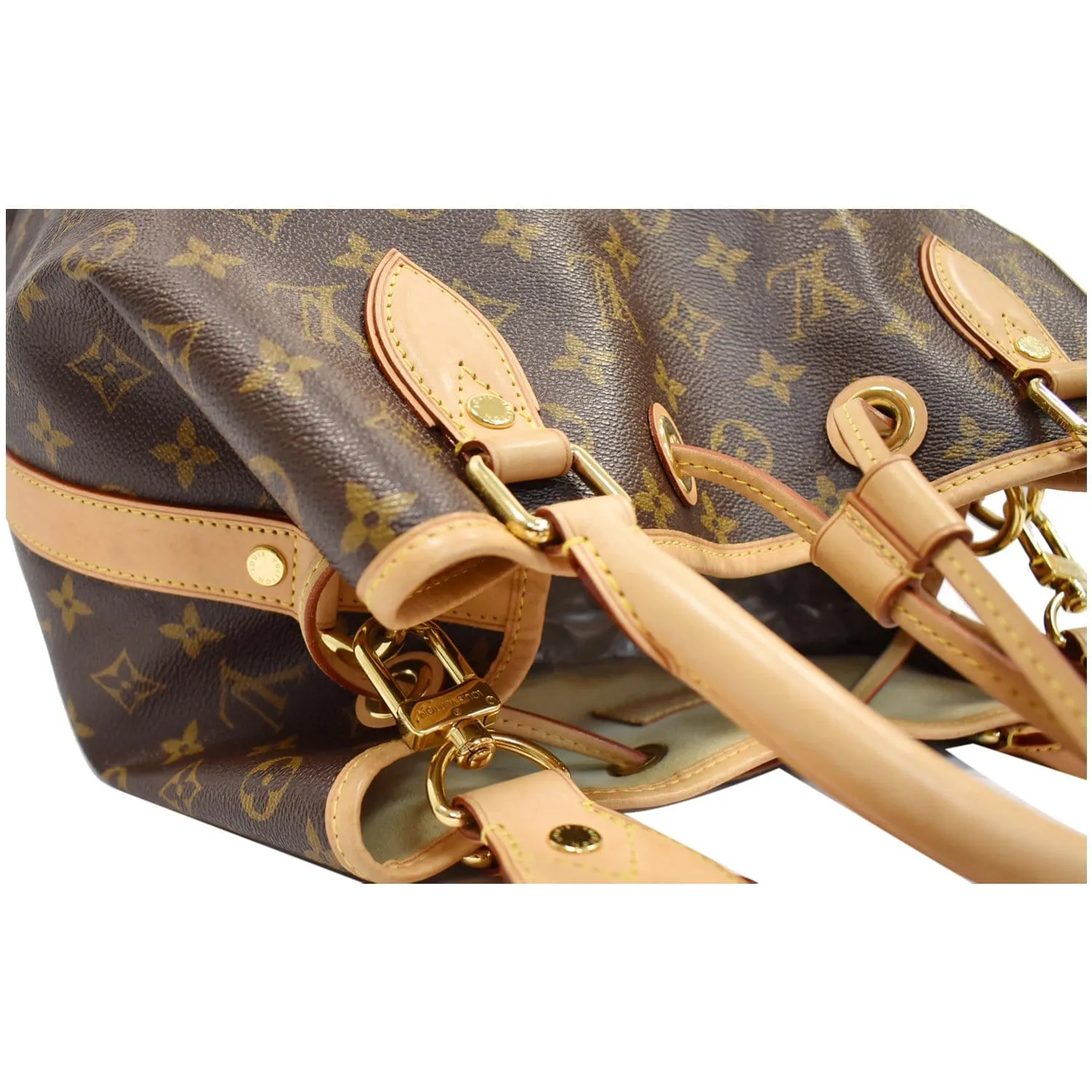 LOUIS VUITTON Eden Neo Monogram Canvas Shoulder Bag Brown