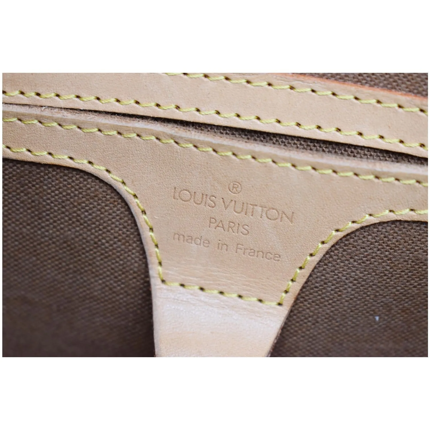 LOUIS VUITTON Ellipse PM Monogram Canvas Satchel Bag Brown