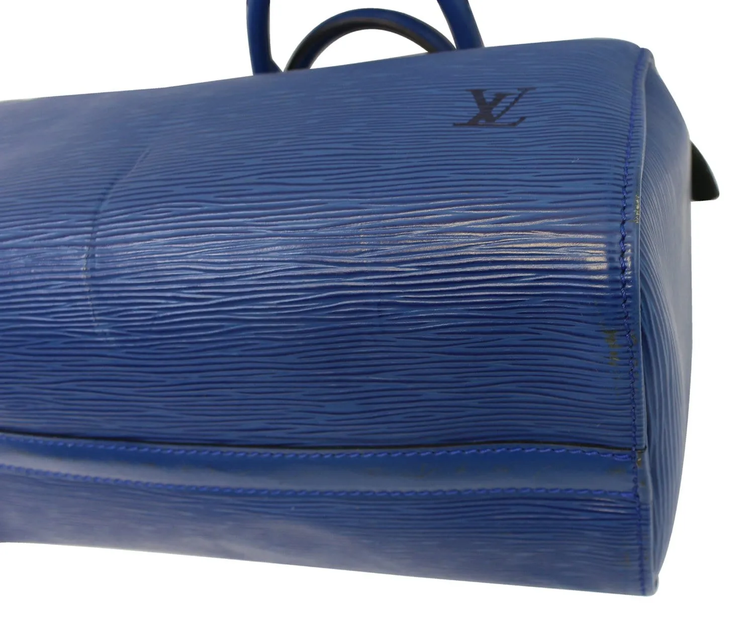 LOUIS VUITTON Epi Speedy 25 Blue Satchel Handbag - Sale