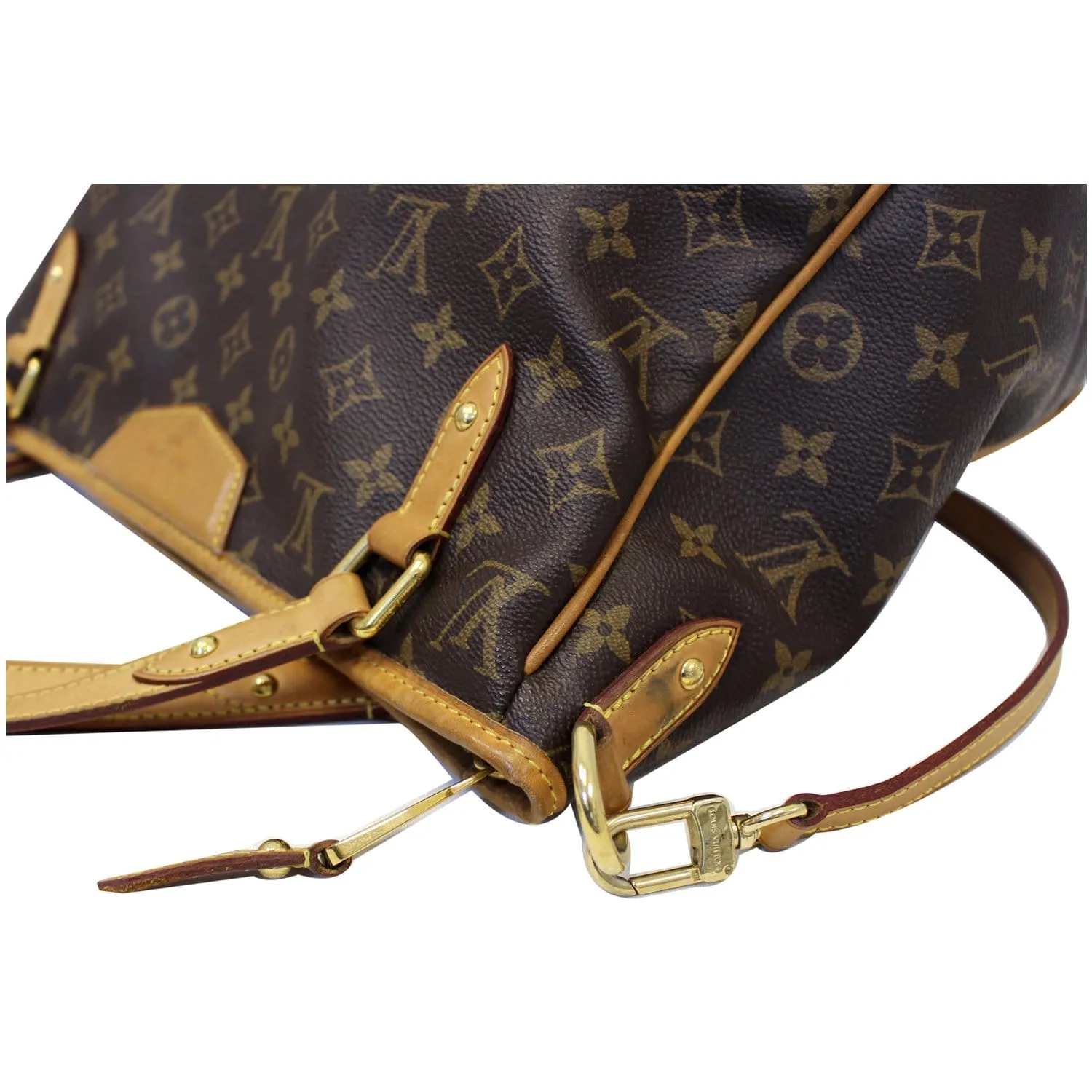 LOUIS VUITTON Estrela MM Monogram Canvas Shoulder Bag Brown