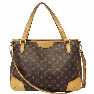 LOUIS VUITTON Estrela MM Monogram Canvas Shoulder Bag Brown