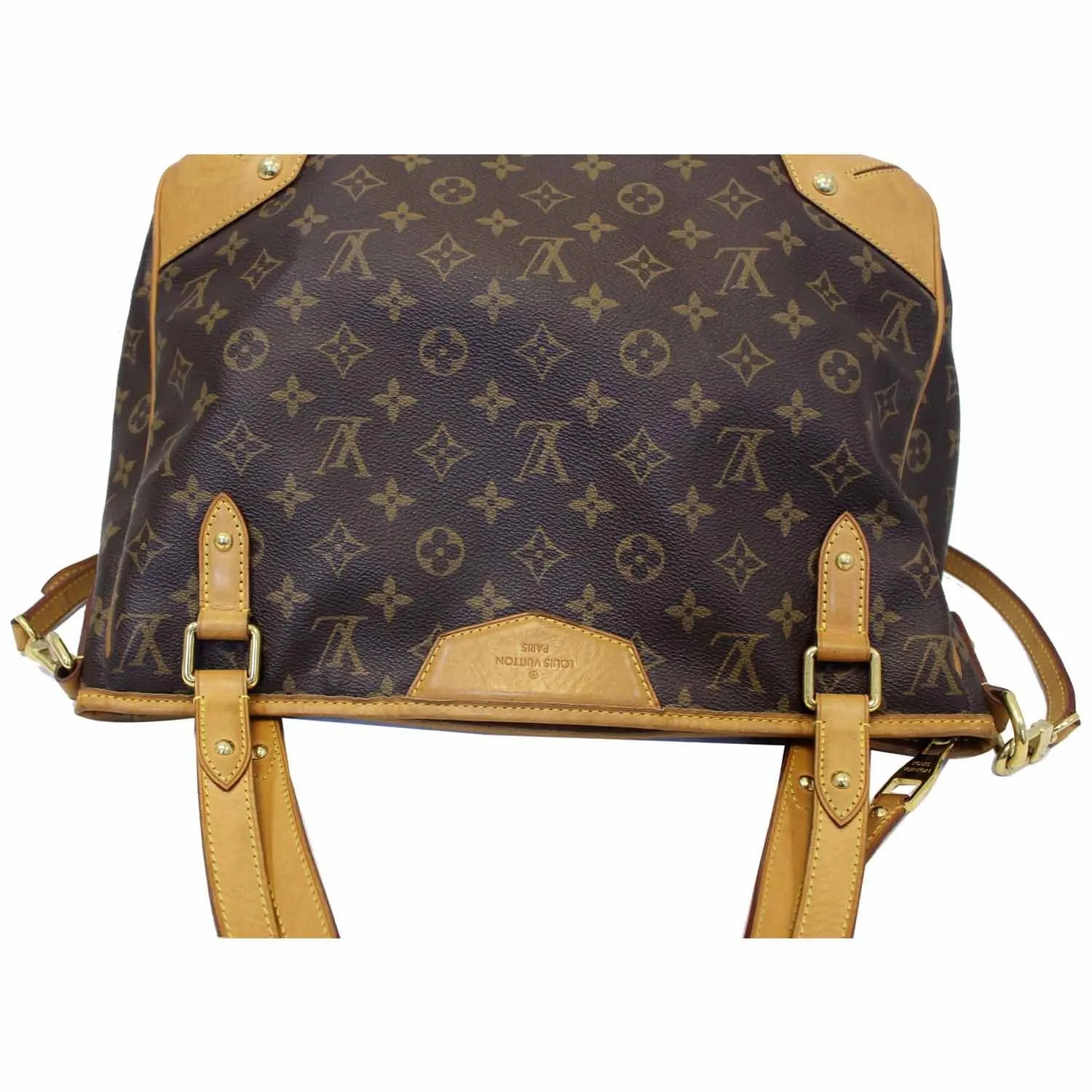 LOUIS VUITTON Estrela MM Monogram Canvas Shoulder Bag Brown