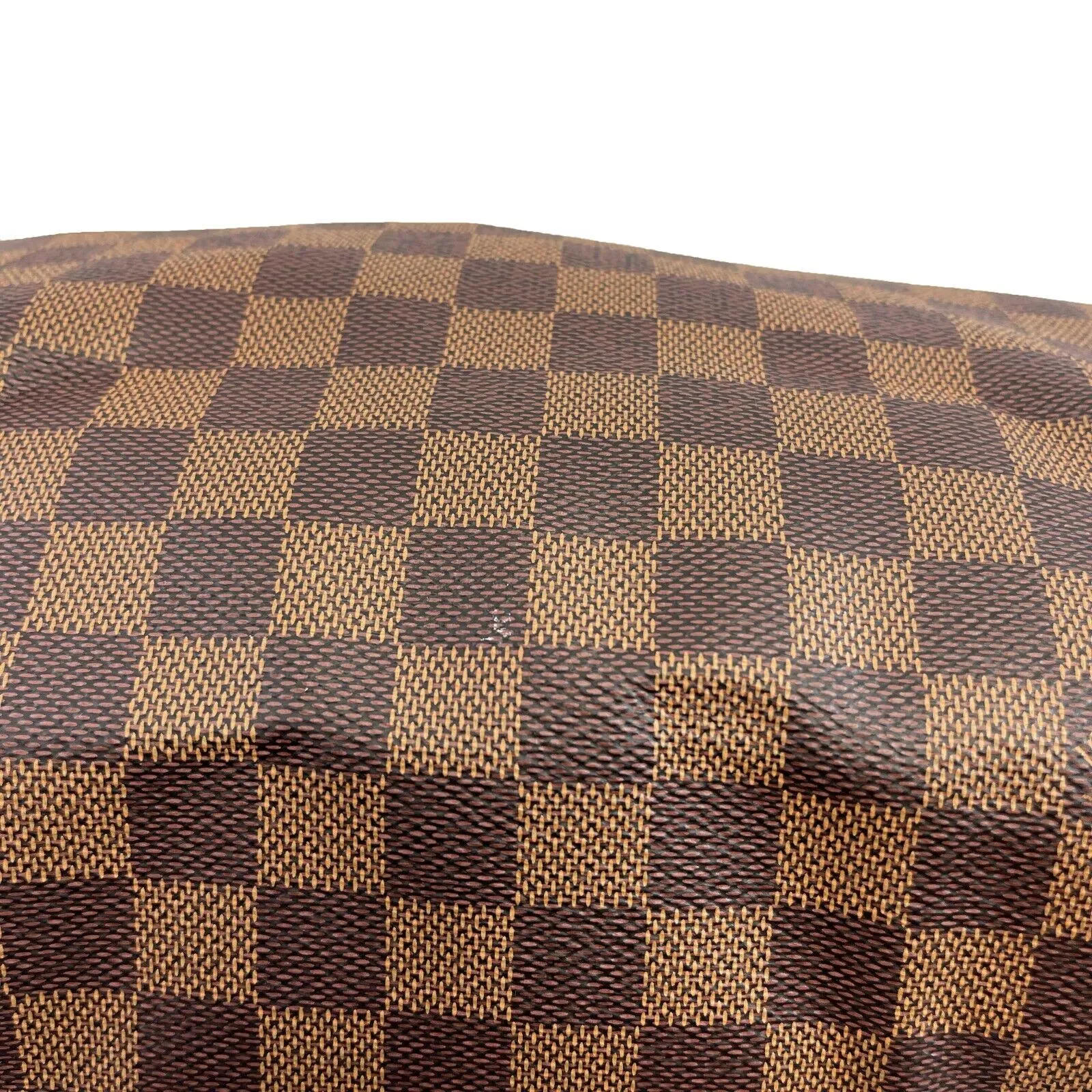 Louis Vuitton Excellent Damier Ebene Speedy Bandouliere 30 Brown Handbag