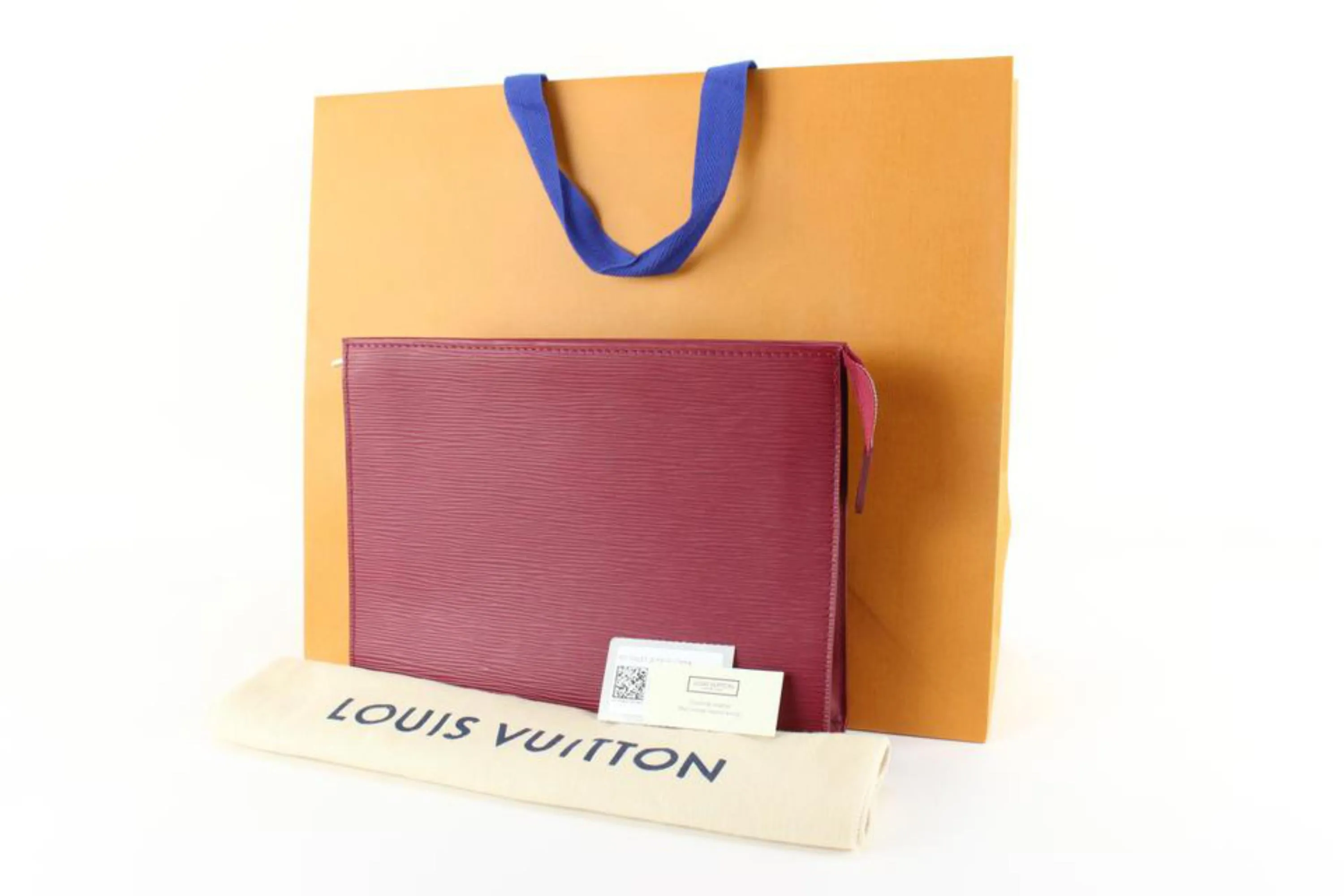 Louis Vuitton Fuchsia Epi Leather Toiletry 26 Cosmetic Pouch 21lu810s