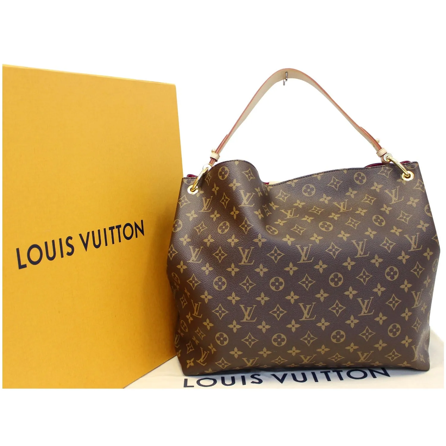 LOUIS VUITTON Graceful MM Monogram Canvas Shoulder Bag