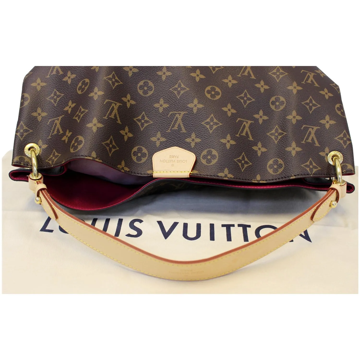 LOUIS VUITTON Graceful MM Monogram Canvas Shoulder Bag