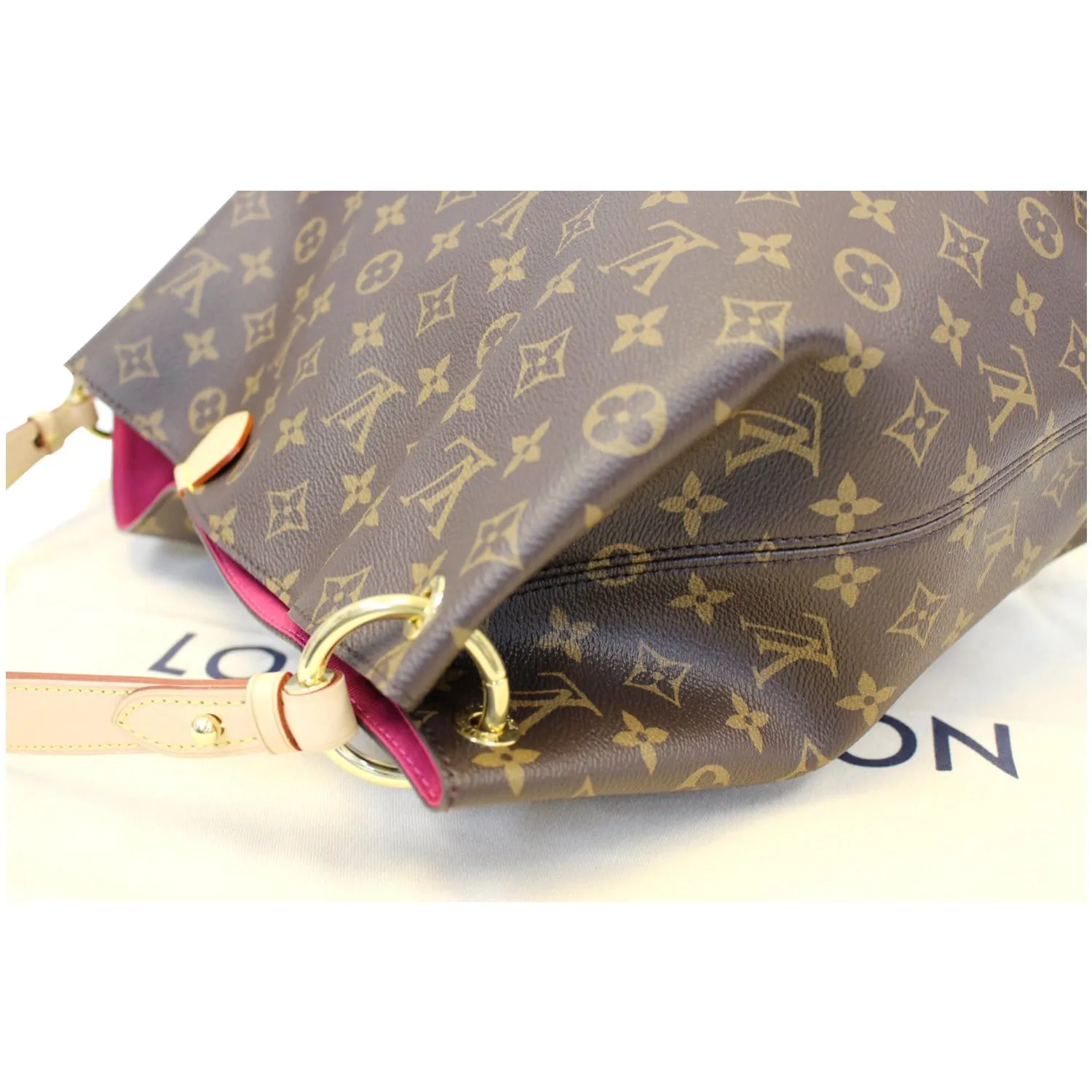 LOUIS VUITTON Graceful MM Monogram Canvas Shoulder Bag