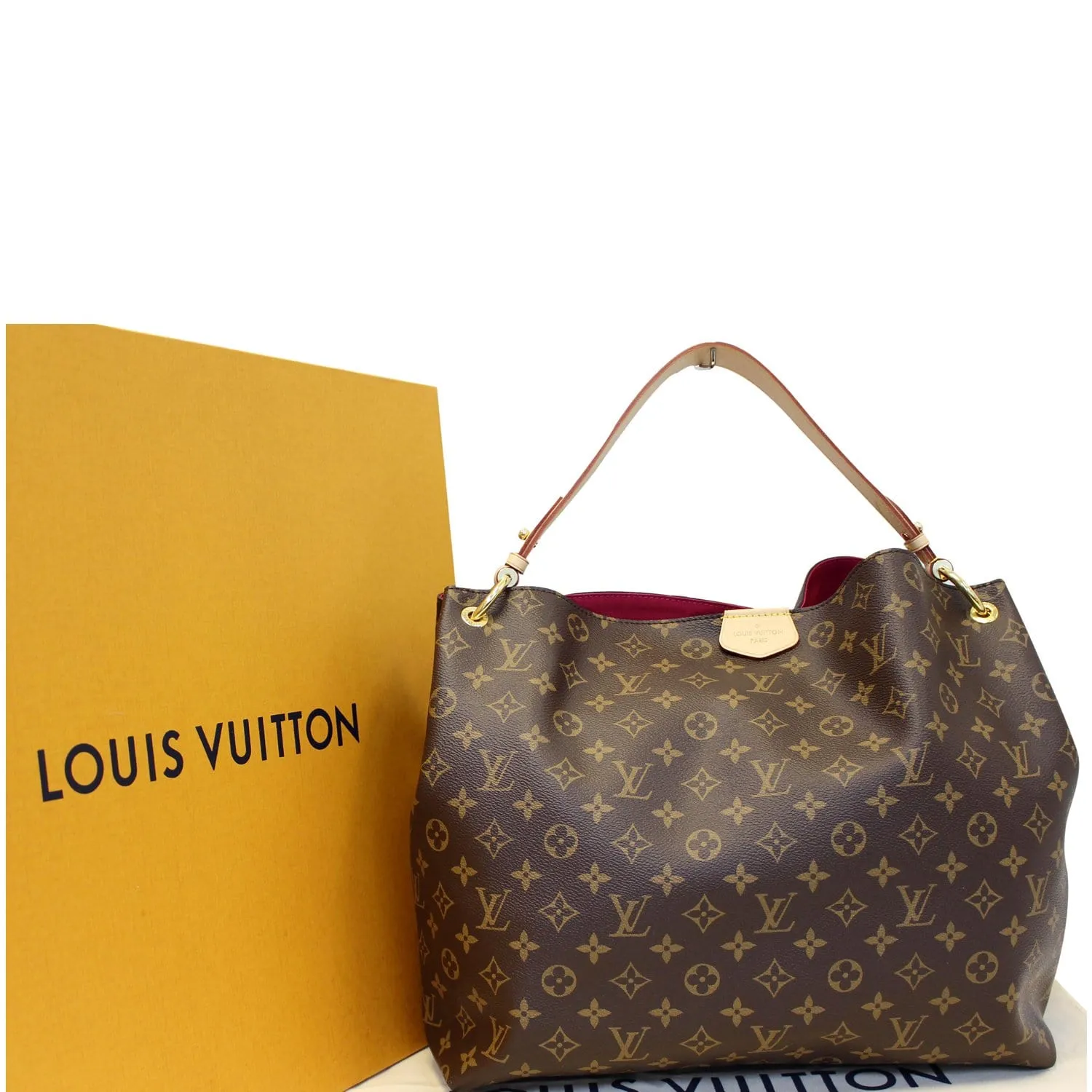 LOUIS VUITTON Graceful MM Monogram Canvas Shoulder Bag