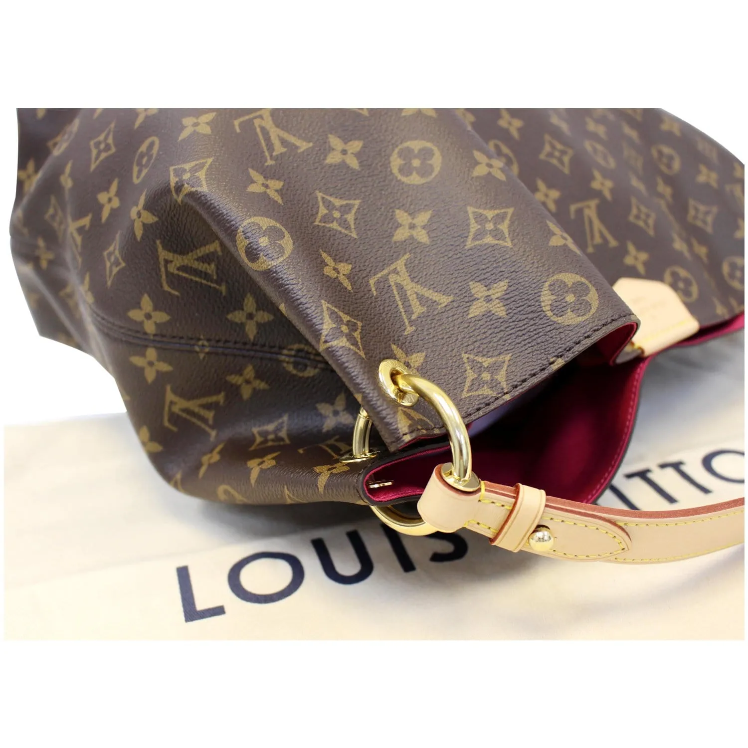 LOUIS VUITTON Graceful MM Monogram Canvas Shoulder Bag