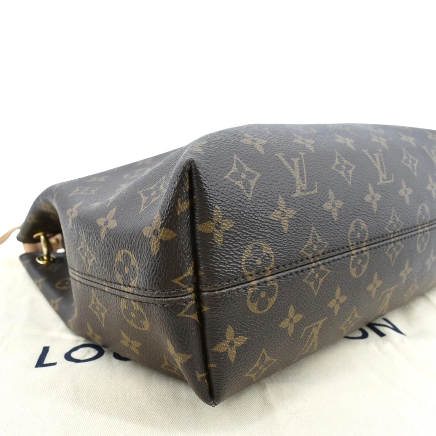 LOUIS VUITTON Graceful PM Monogram Canvas Shoulder Bag Brown