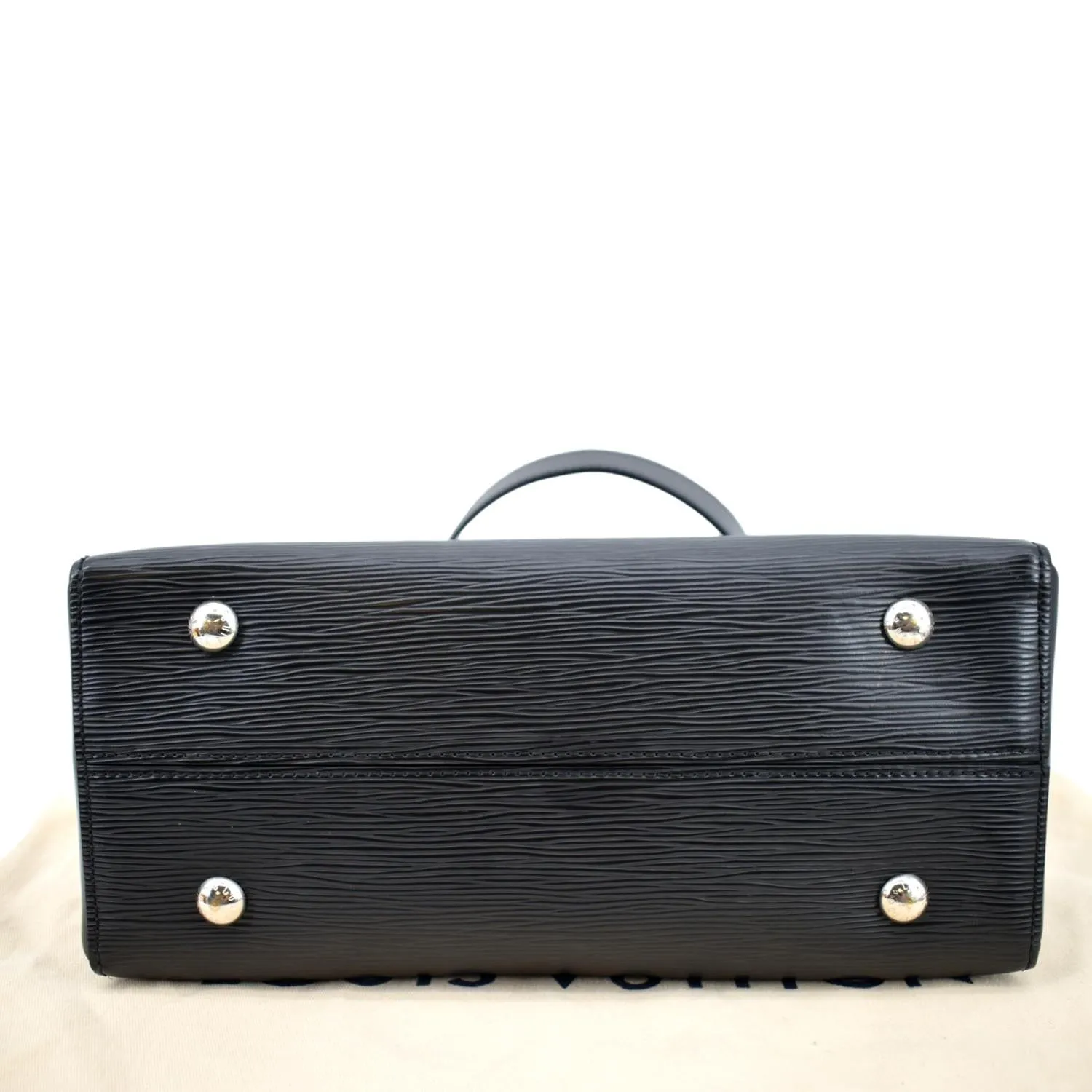 LOUIS VUITTON Grenelle PM Epi Leather Shoulder Bag Black