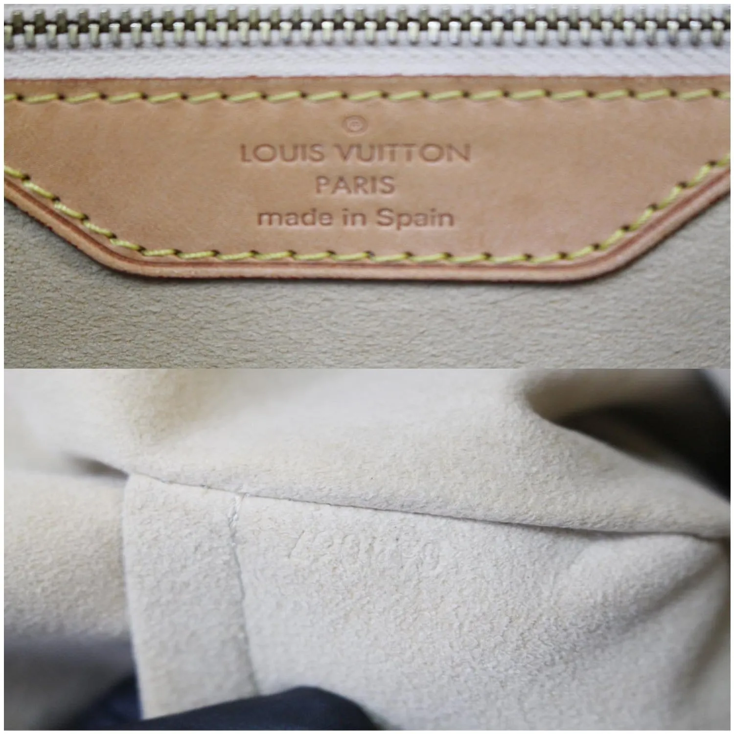 LOUIS VUITTON Hampstead PM Damier Azur Shoulder Bag White