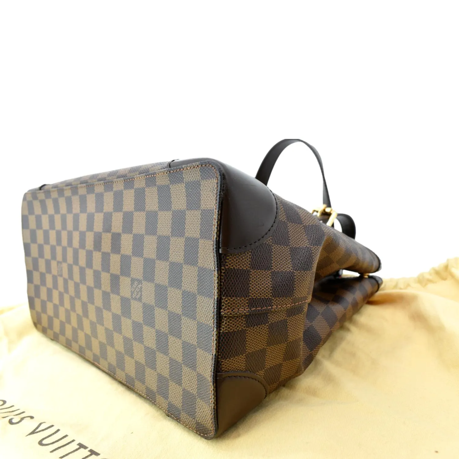 LOUIS VUITTON Hampstead PM Damier Ebene Shoulder Bag Brown