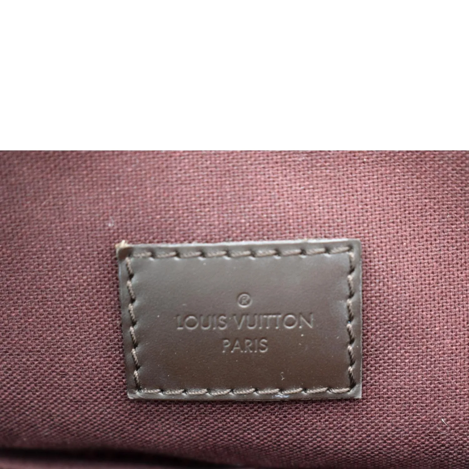 LOUIS VUITTON Iena MM Damier Ebene Shoulder Bag Brown